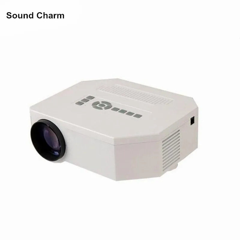 Портативный светодио дный Мини HD светодиодный проектор 100 дюймов кино театр