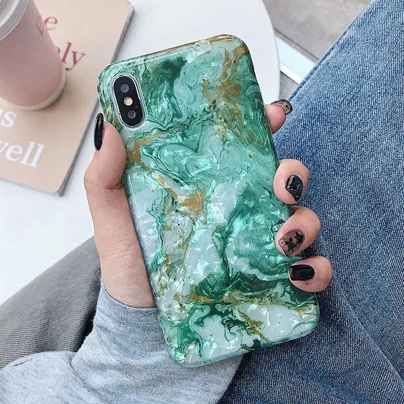 d LOVECOM Dream Conch чехлы для iPhone 11 Pro Max XR XS Max 6 6S 7 8 Plus X мягкий IMD полный корпус фиолетовый телефон задняя крышка Coque подарки - Цвет: d