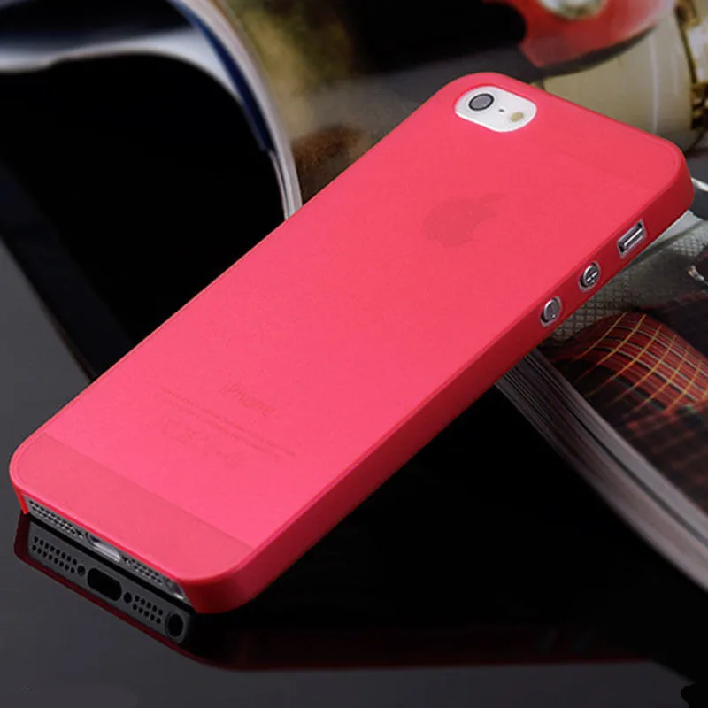 Ультратонкий чехол для iphone 5, 5S, se, 5c, 6, 6s plus, 7, 7, 8 plus, 4S, тонкий матовый прозрачный чехол для iphone X, жесткий пластиковый тонкий чехол s
