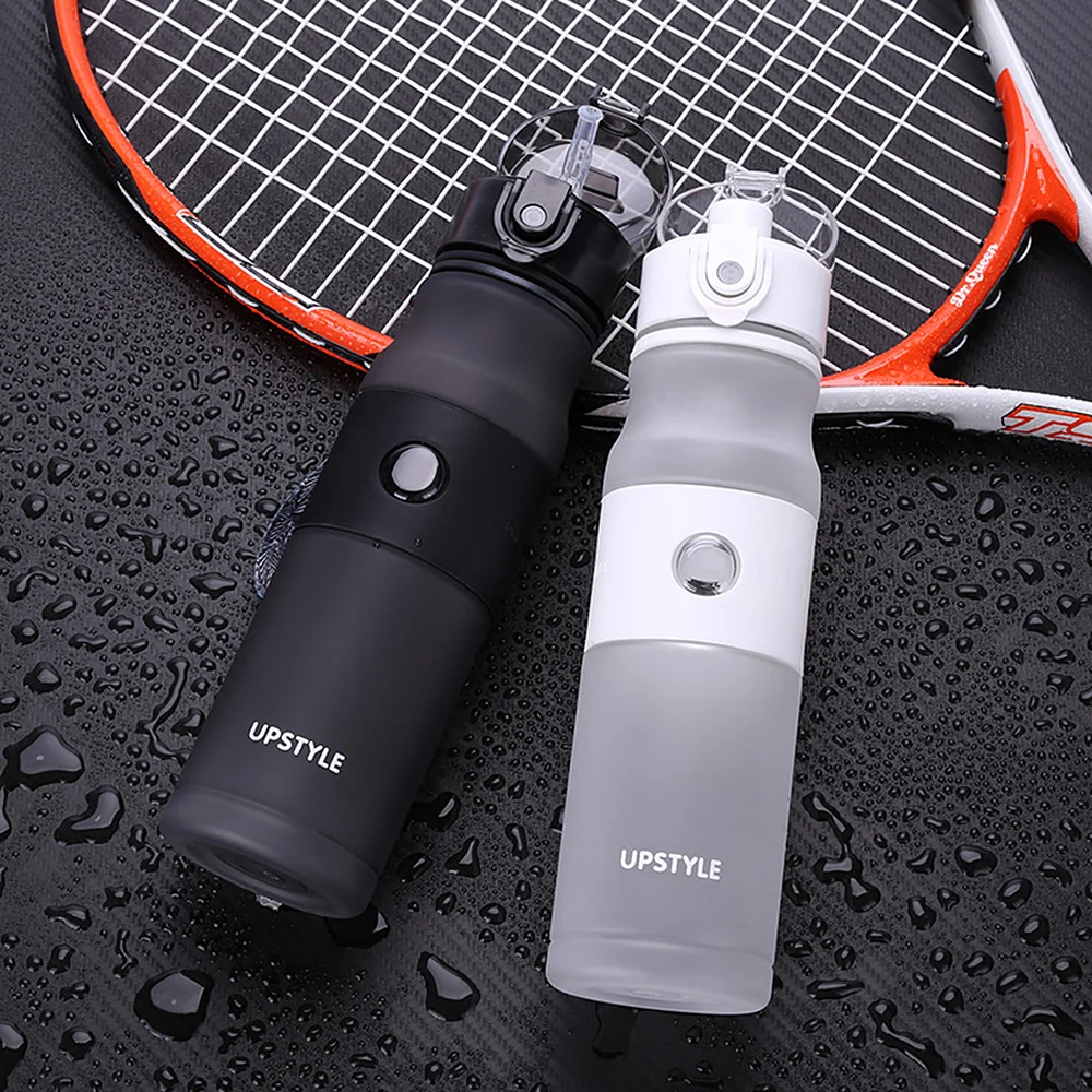 UPSTYLE 20.9OZ Scrub Water Bottle With Straw Direct Drinking for Outdoor Bicycle Sports Gym Leak-proof Portable Bottles | Дом и сад