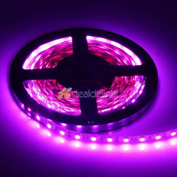 DC12V 5M/Lot 3528 SMD 60Led/m 300 Leds Non-Waterproof Flexible LED Strip Light Pink Color | Лампы и освещение