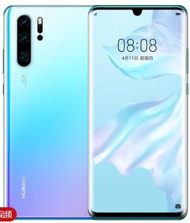 Мобильный телефон HuaWei P30 Pro Kirin 980 Android 9,1 6,4" 2340X1080 8 ГБ ОЗУ 512 Гб ПЗУ МП NFC QI отпечаток пальца IP68 - Цвет: 8G 512G Blue