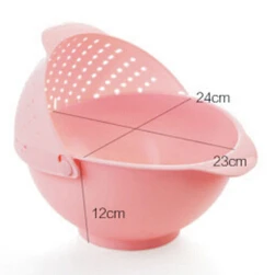 Super practical! Wash Rice Sieve Vegetable &ampFruit Cleaning Folding Basket Plastic Machine Storage Baskets cooking tools | Дом и сад