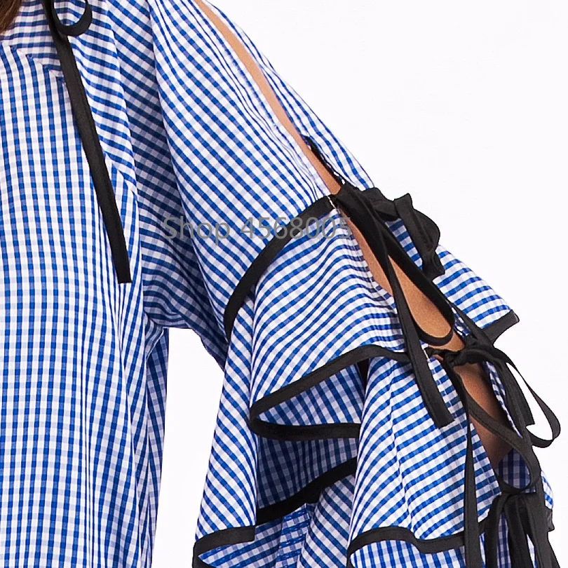 Повседневное для женщин плед макси платье свободные мусульманские абаи Туника