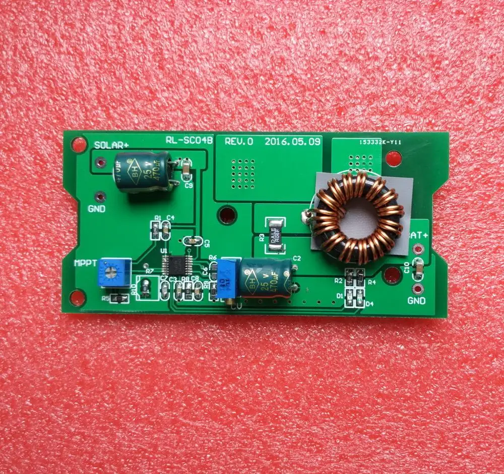 

New version of MPPT solar CN3722 1-4 series lithium battery, iron lithium battery charging 5A