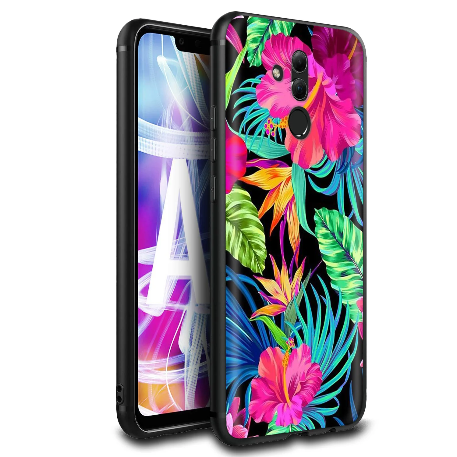 Чехол Lavaza с электрическим гибискусом и цветами для Huawei P30 P20 P10 P9 P8 Mate 20 10 Pro Lite P Smart
