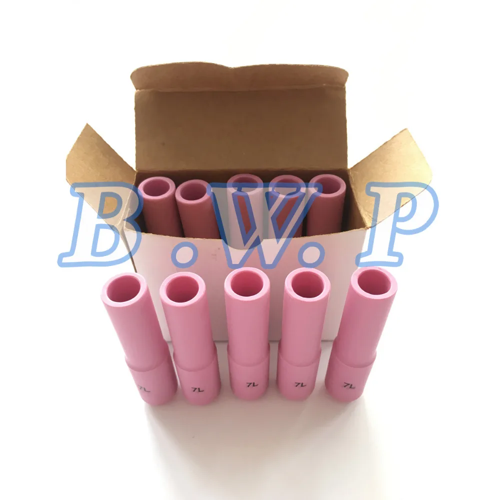 10PK TIG аксессуары защитная чаша алюминиевые насадки Длинные 10N47L #7 для CK17 18 26 WP SR DB