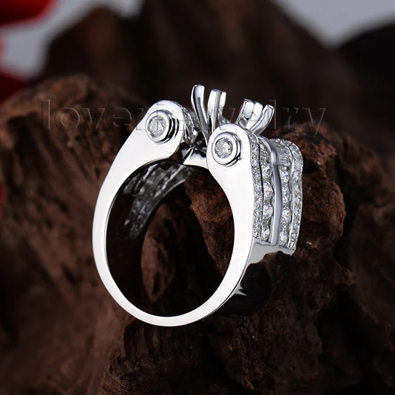 LOVERJEWELRY большое фантастическое удивительное бриллиантовое обручальное кольцо с