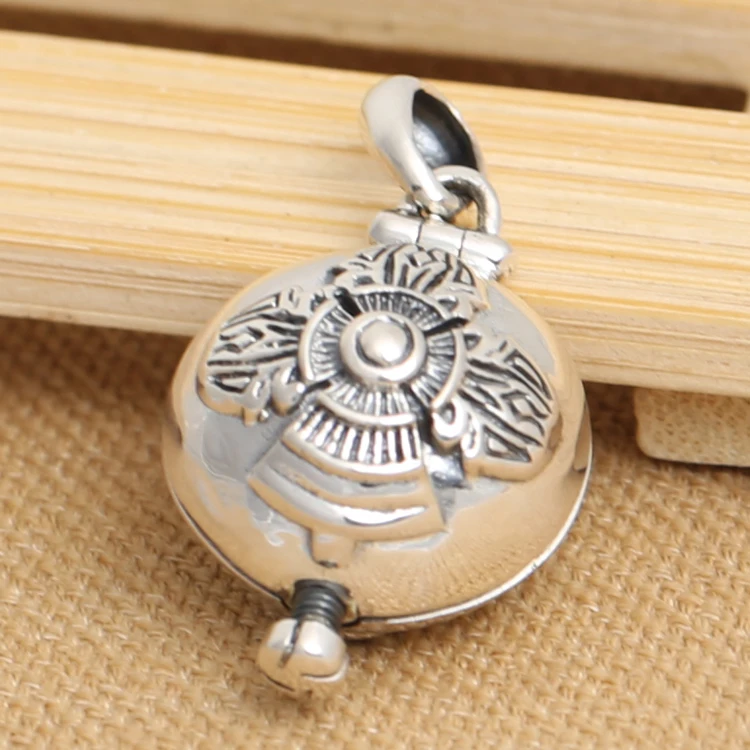 Подвеска ручной работы из серебра 925 пробы в виде тибетской планки|gift wrap a box|jewelry