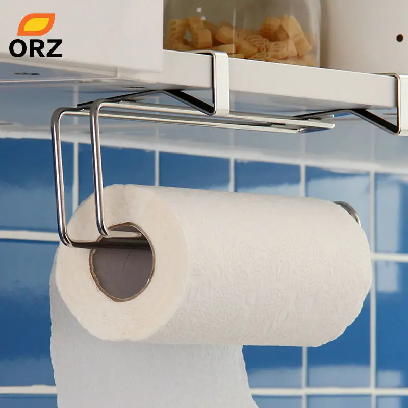 Держатель для салфеток из нержавеющей стали Кухонное туалетное полотенце ванной