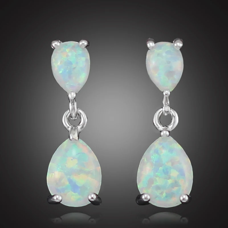 Горячая Распродажа Стильные синтетические белые огненные опаловые медные