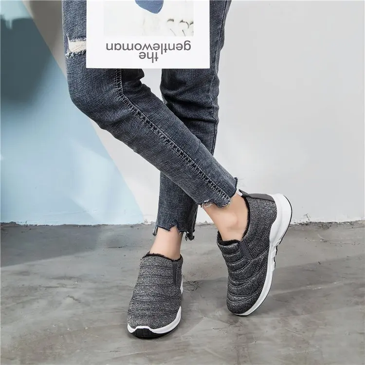 KARINLUNA/новые модные кроссовки лоферы с круглым носком обувь на плоской платформе