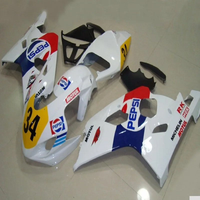 

Nn-White Blue corona fairing kit for GSXR 600 750 2004 2005 K4 GSXR600 GSXR750 04-05 R600 R750 for Suzuki