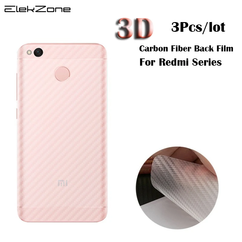 Защитная пленка из углеродного волокна для Xiaomi Redmi Note 5 Pro Plus 4X 6A S2 5A 3 шт. защитная