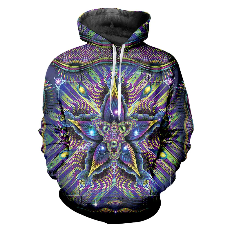 

CJLM New Arrival Men Funny Hoodies Print Psychedelic Nation 3d Hoodies Star Sweatshirt Man Hiphop Sportswear Casual Hoody 6XL