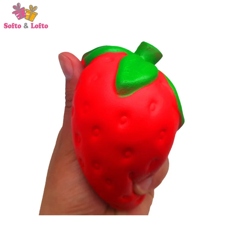 Бесплатная доставка милые гигантские Клубничные поддельные искусственные