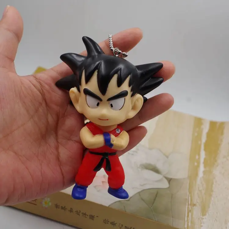 Аниме Dragon Ball Сон Гоку какаротто кулилин милый брелок для ключей Kwaii виниловые фигурки Коллекция Модель игрушки