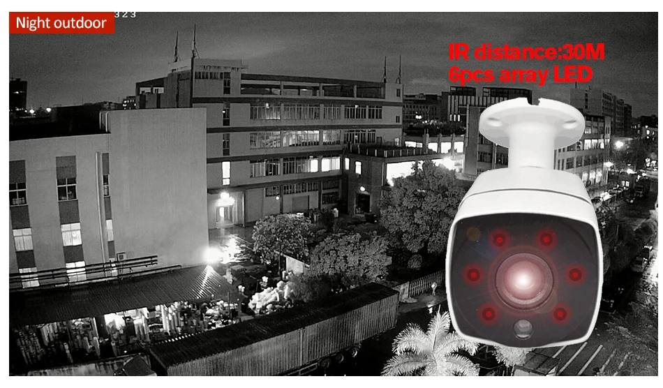AHD комплект 1080 P/5.0MP H.265 DVR 1 шт. 5.0MP AHD Камера пуля ИК Водонепроницаемая наружная Камера Безопасности s домашняя система видеонаблюдения