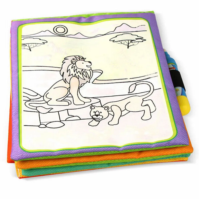 Для малышей и детей постарше история тканевая книжка Magic Рисование доска для