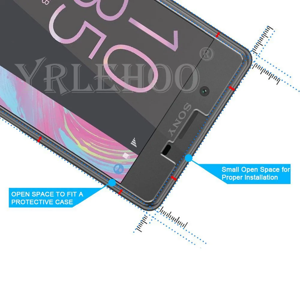 Для Sony Xperia X Performance 5.0 дюймов 1 шт. закаленное Стекло защиты Плёнки Премиум Экран