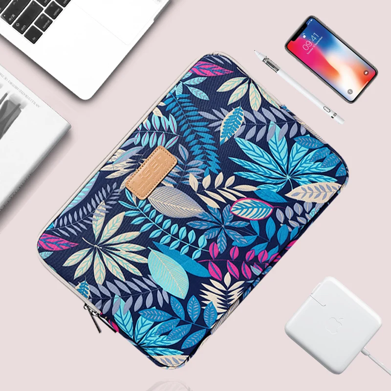 Новая Холщовая Сумка для ноутбука 13 14 15 6 дюйма богемная сумка Macbook Air Pro чехол 1 3