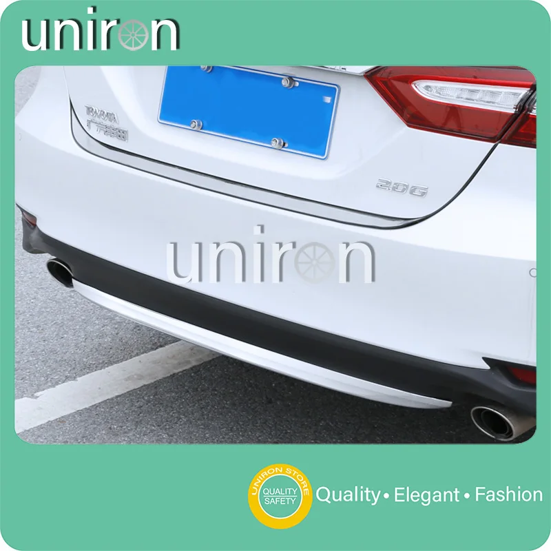 Uniron ABS хром аксессуары Задняя Нижняя бамперное формование отделка наклейка