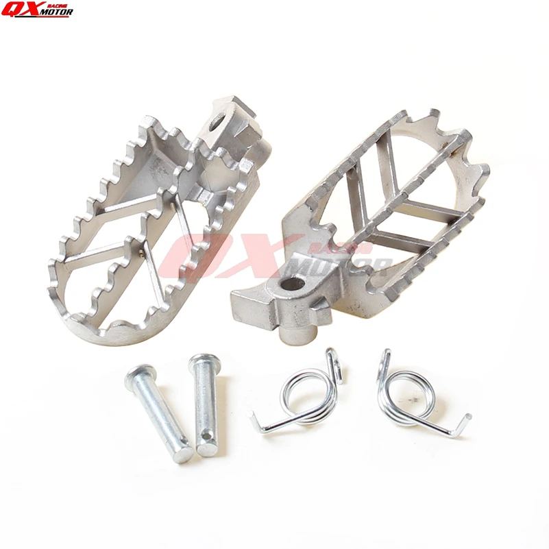 

Stainless Steel Footpegs Foot Pegs For XR 50 CRF 70 KLX 110 Thumpstar SDG SSR Pit Dit Bikes free shipping