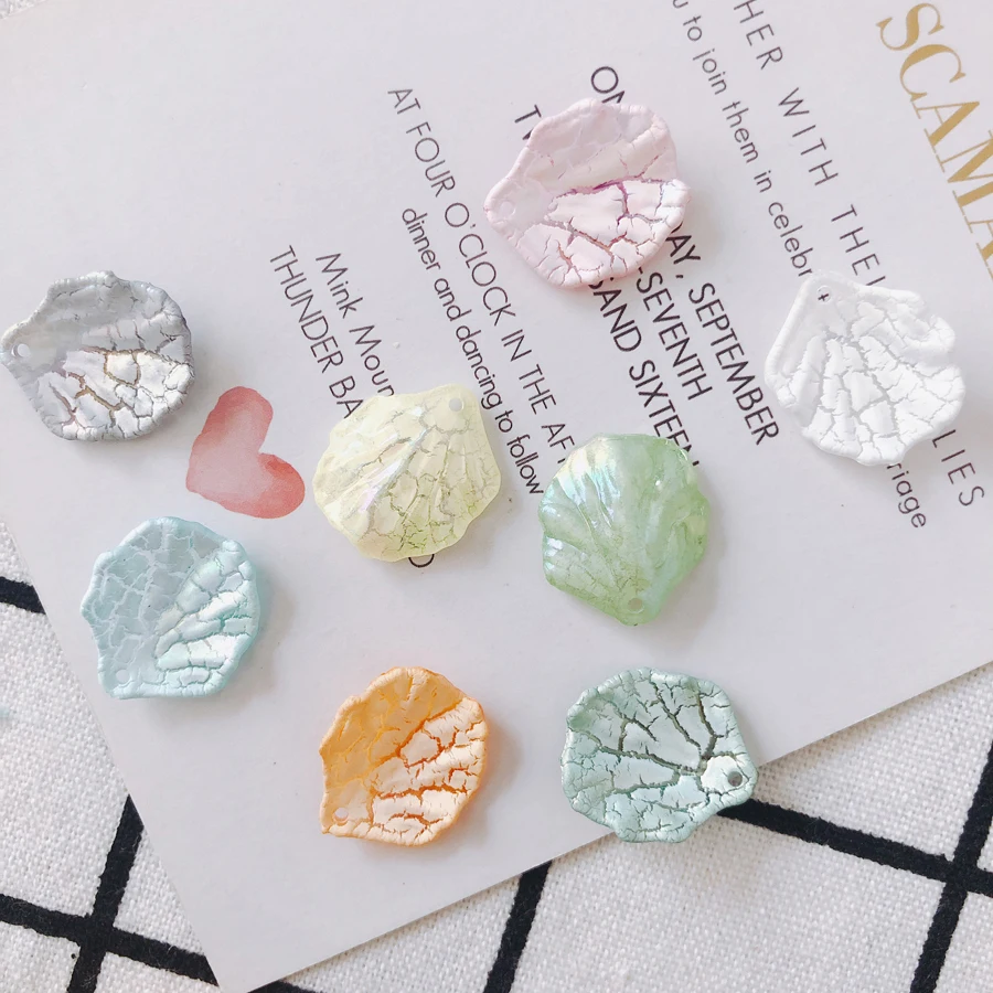20 pieces / lotDIY Korean jewelry earrings bracelet material art shell shape pendant accessoriesOther | Украшения и аксессуары