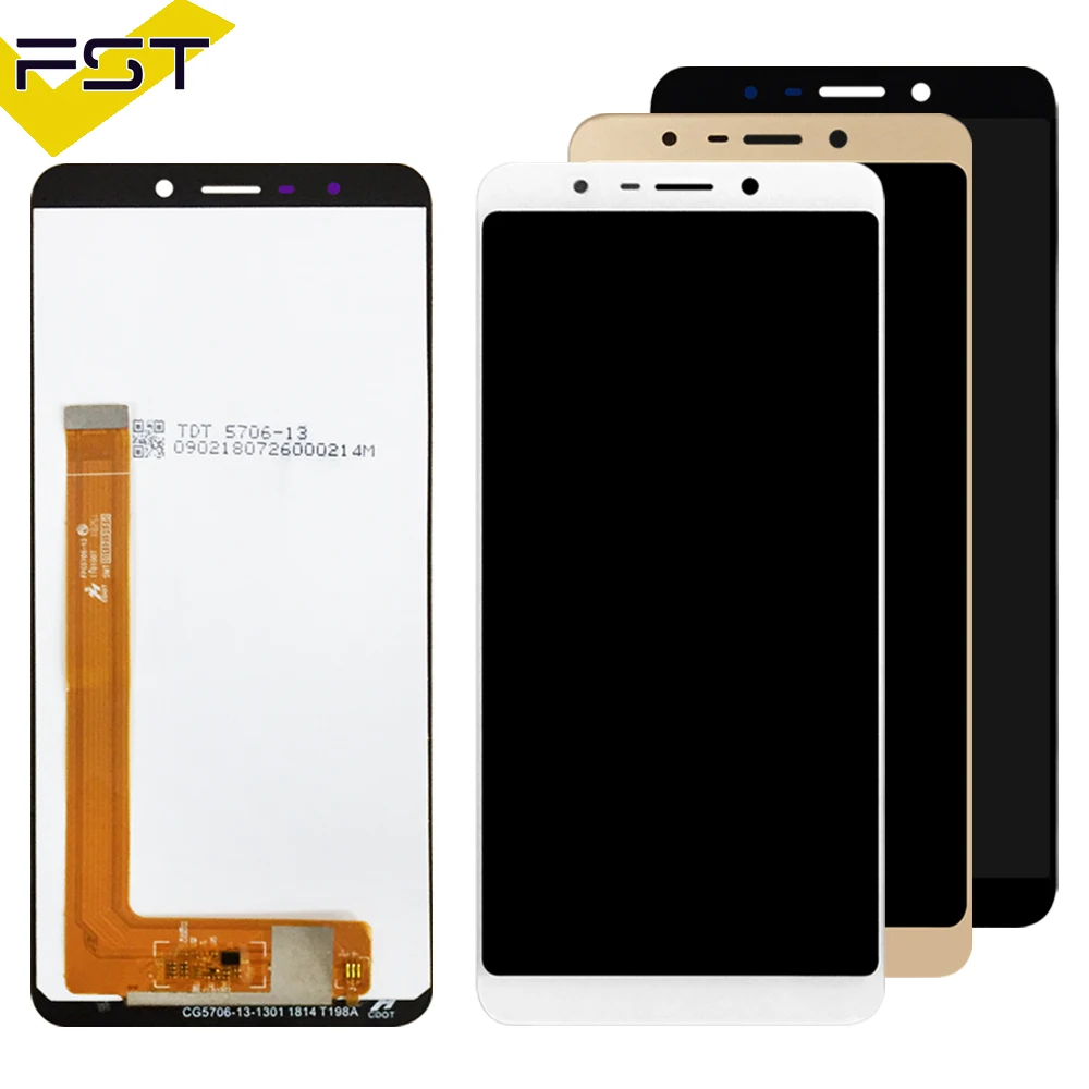 for wiko view go lcd display with touch screen digitizer mobile phone accessories for wiko view go lcd screen sensor with frame free global shipping