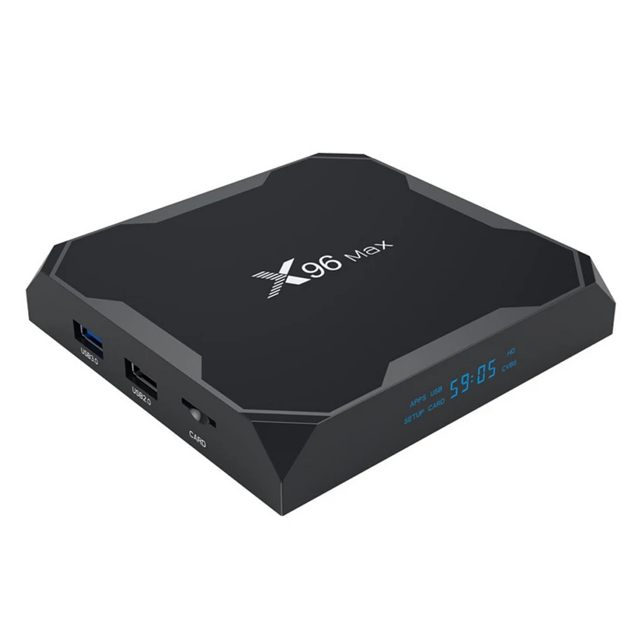 X96 Max 2G + 16GB Smart TV Box Android 8 1 2 4G/5G Wifi Bluetooth 4 0 S905X2 четырехъядерный процессор Netflix Player X96MAX