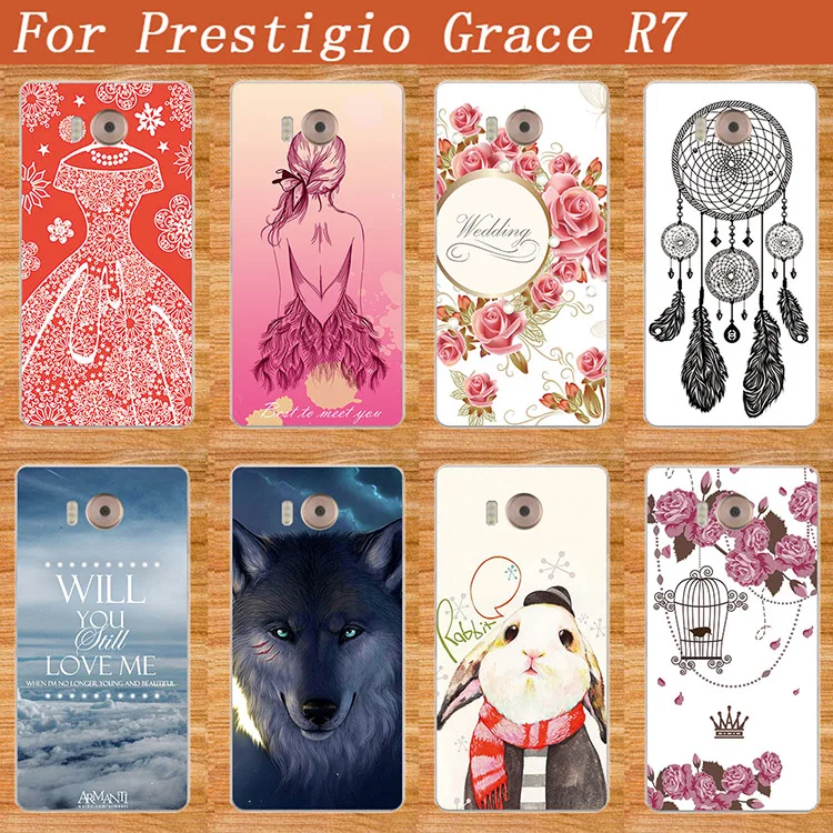 Для Prestigio Grace R7 PSP7501DUO чехол для телефона специальная задняя крышка 10 узоров