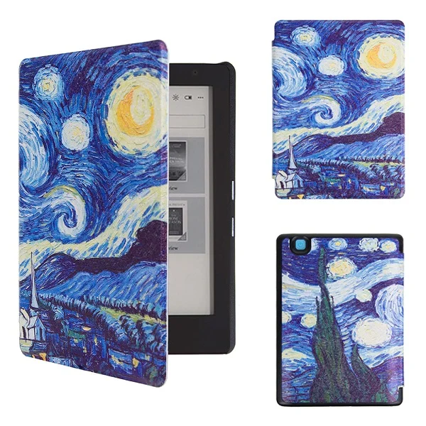 Чехол-книжка для Kobo aura H2o edition 2 pu кожаный чехол для kobo aura H2o edition 2 6," Водонепроницаемый защитный чехол - Цвет: KBH2O2 SY XK