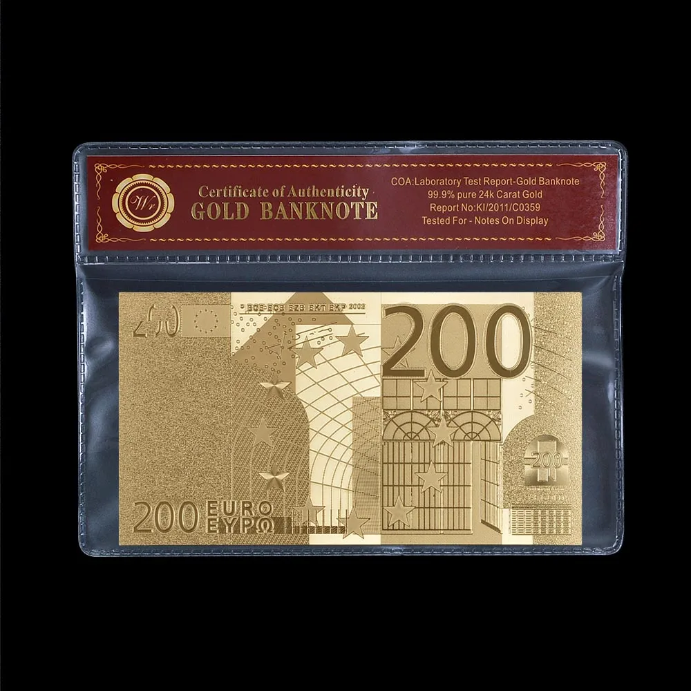 Банкнота 24K позолоченная Россия 100 рубль Золотая Банкнота с ПВХ COA подарок для бизнеса и сбора русские банкноты - Цвет: style 5