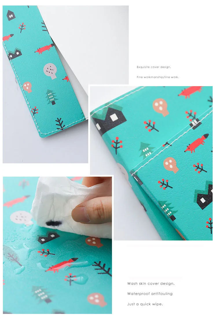 B5 водостойкий твердый переплет Binder корейский канцелярские дневник для путешественников тетради Kawaii журнал личные Binder планировщик кожа