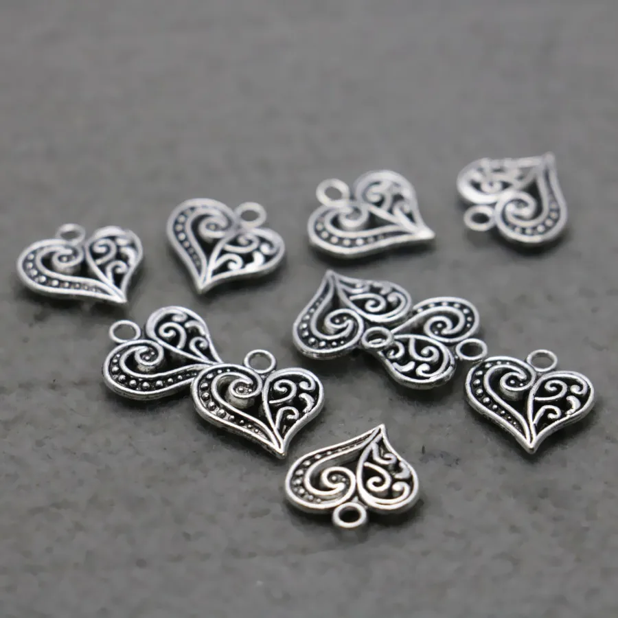Фурнитура для аксессуаров в форме сердца фурнитура из сплава изготовления