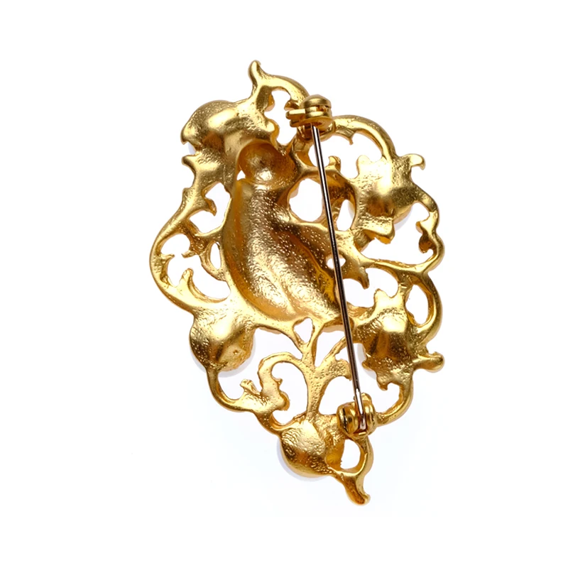 Бутик Amorita Золотая Обезьяна броши с искусственным жемчугом|brand brooch|brooch brandbrooch designer