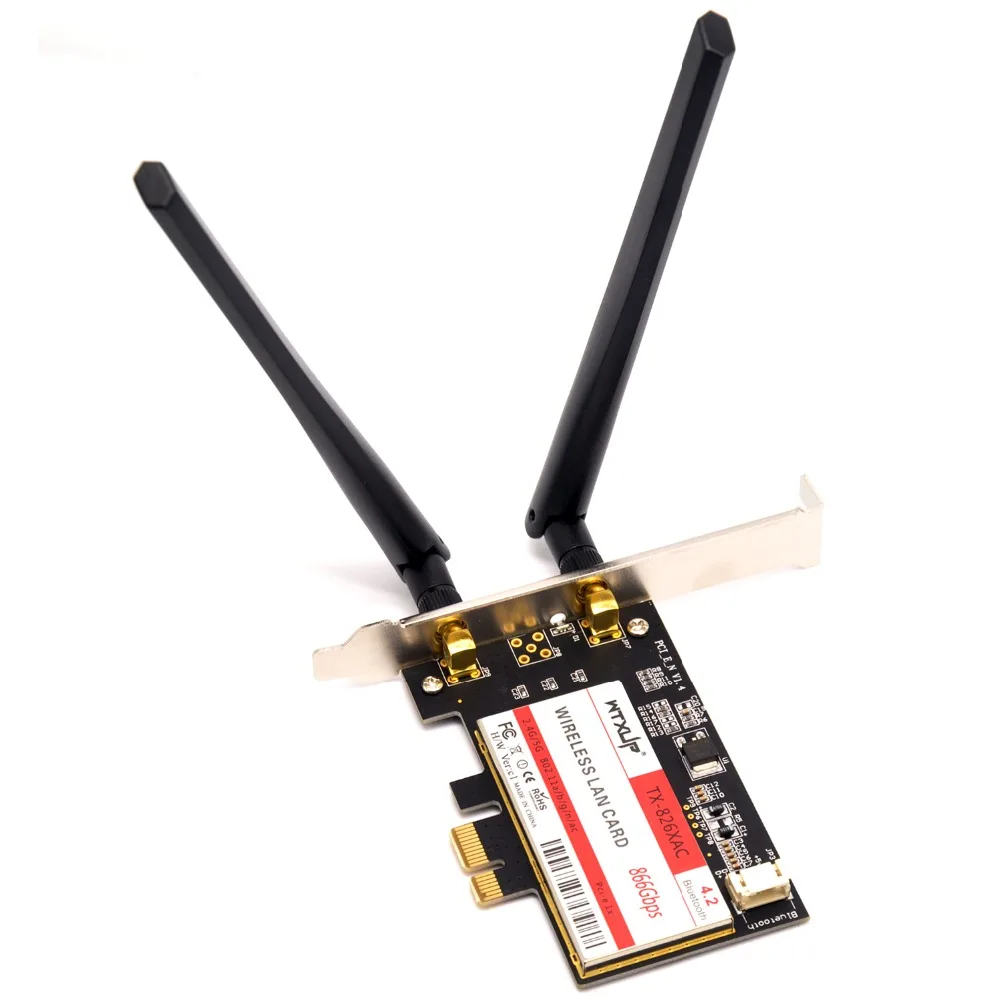 WTXUP 8260AC 802.11ac 867 Мбит/с PCI E Wi Fi адаптер Express WLAN карта с Bluetooth 4 2 для Intel AC8260 + антенна *