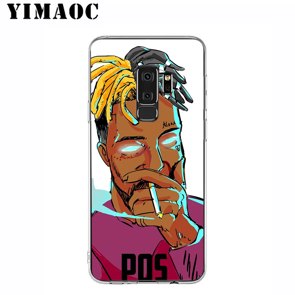 Xxxtentacion дизайн кожи Мягкий силиконовый чехол для телефона samsung Galaxy A5 A6 плюс A7 A8 A9 2018