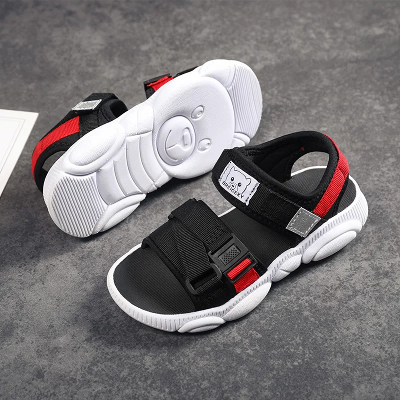Новинка лета 2019 стильные детские сандалии уличные спортивные пляжные обувь для