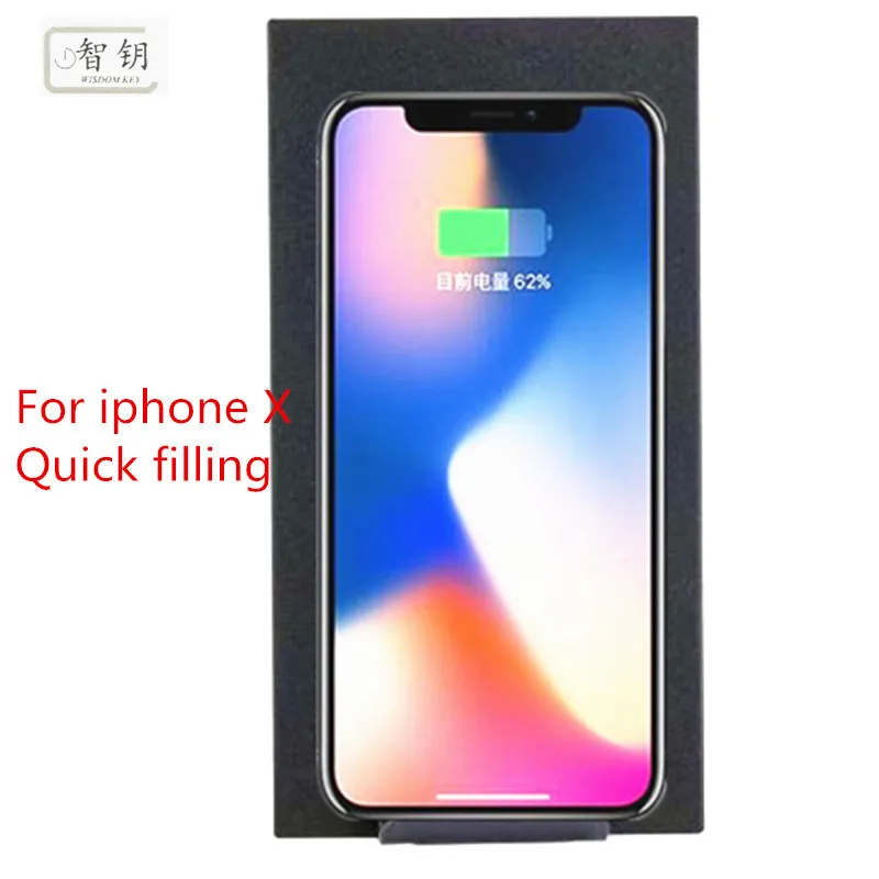 Универсальный Ци быстро Беспроводной Зарядное устройство для iPhone X 10 8 плюс USB Вт
