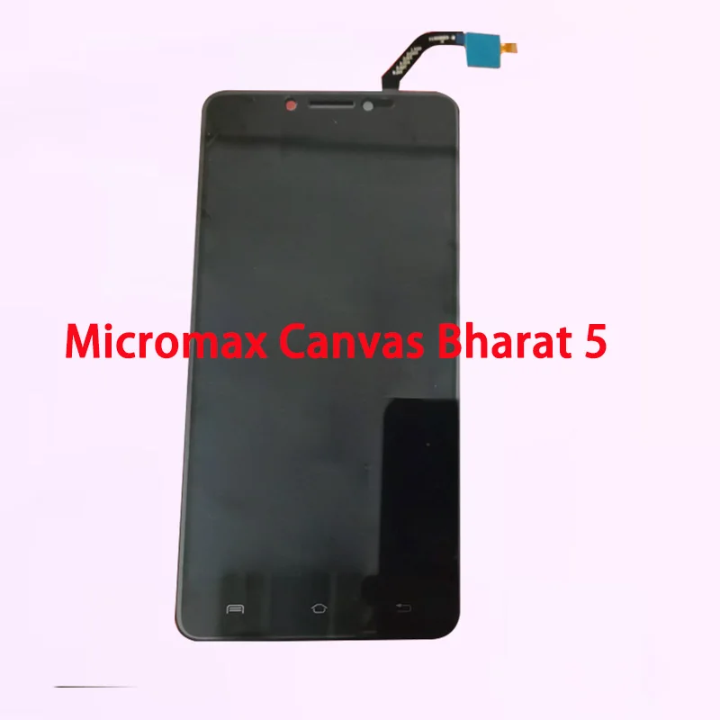 RYKKZ для Micromax Canvas Bharat 5 ЖК дисплей с кодирующий преобразователь сенсорного экрана в