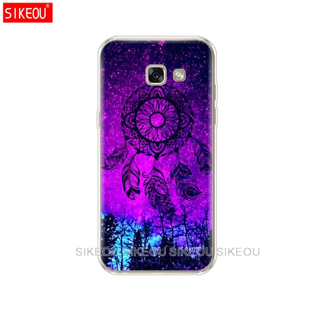 Силиконовый чехол для телефона Samsung Galaxy A6 A8 2018 A3 A310 A5 A510 A7 2016 2017 infinity on purple|Бамперы| |