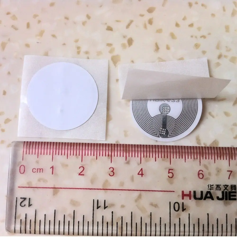 (10 шт./лот) NFC 1K F08 метки наклейки 13 56 MHz RFID карта клейкая этикетка | Безопасность и