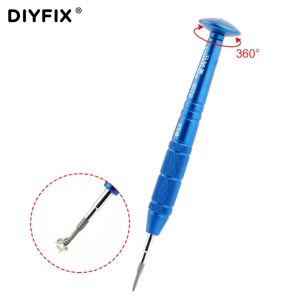 DIYFIX прецизионных отверток P2 1,2 1,5 крест 2,5 Phiilips 0,6 Y Совет T2 2,5 Hex для iPhone samsung телефон MP3 Ремонт Открытие Инструмент