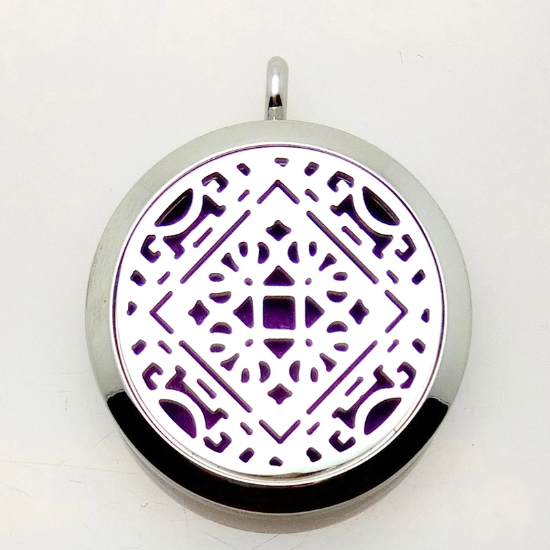 

2016 New Design Stainless Steel caged essential oil necklace pendant