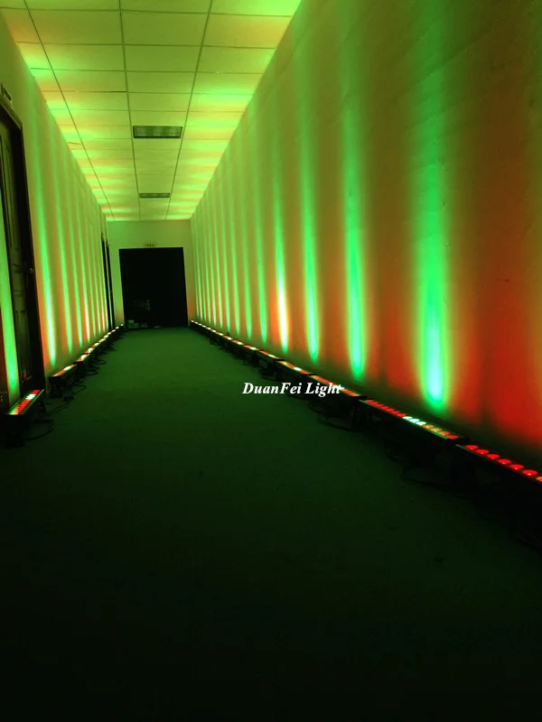 4 лот 14*30 Вт COB 3in1 rgb pixel led настенная шайба бар ip65 наружная Ландшафтная Светодиодная