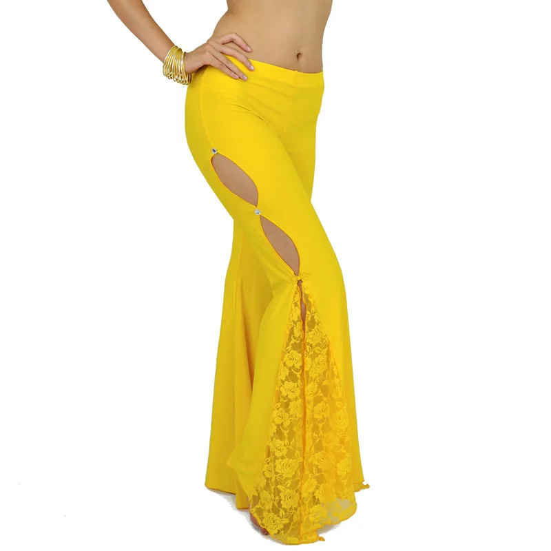 Кружевные штаны для танца живота Ruoru танцевальный костюм тренировок откровенные