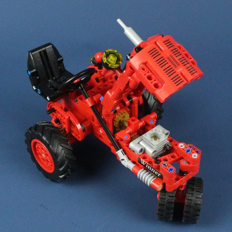 Winner 7070 302 шт. Technic классический старый трактор строительный блок DIY Развивающие