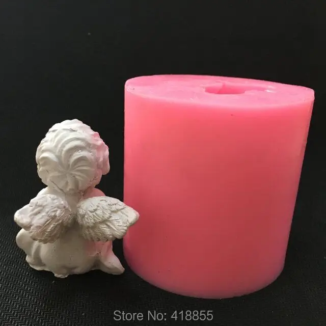Силиконовая 3d форма для мыла в виде Купидона ангела свечи сделай сам украшения