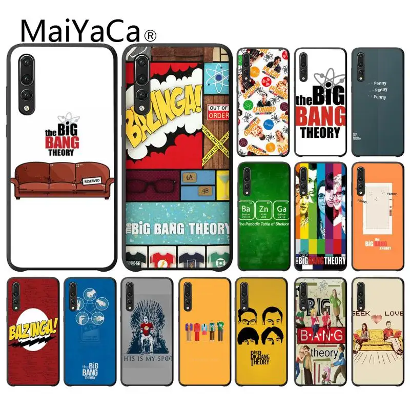 Maiyaca Теория большого взрыва Красочный милый чехол для телефона Huawei P9 P10 Plus Mate9 10